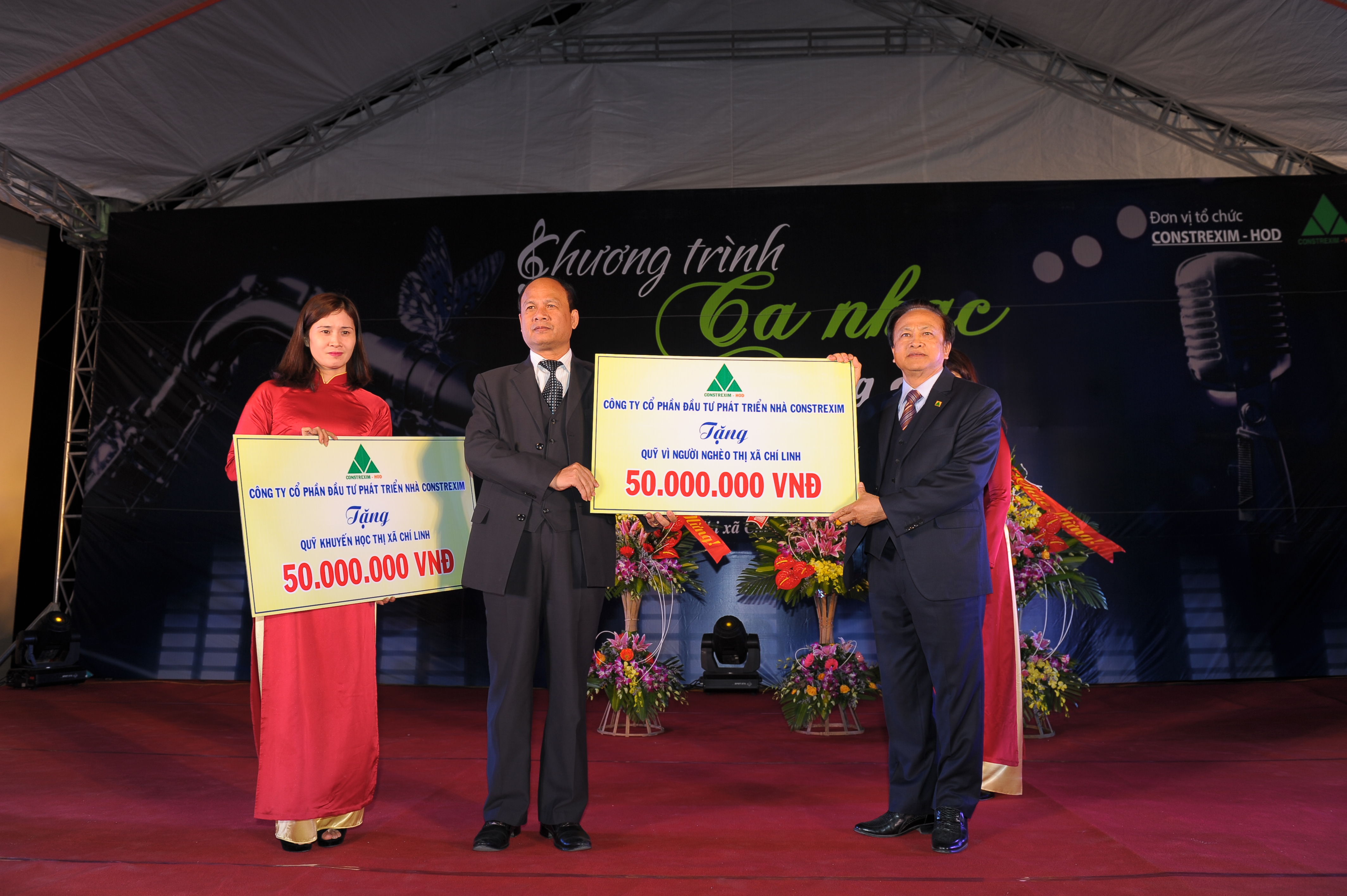 Công ty tặng quỹ vì người nghèo thành phố Chí Linh, tỉnh Hải Dương 50.000.000đ