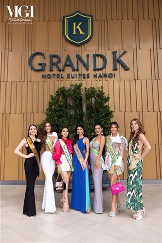 Hoa hậu Hòa Bình quốc tế 2023 đến khách sạn Grand K Hotel Suites Hanoi thuộc Công ty CONSTREXIM - HOD