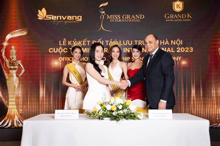 Khách sạn Grand K Hotel Suites Hanoi đồng hành cùng chương trình hoa hậu Hòa Bình quốc tế 2023