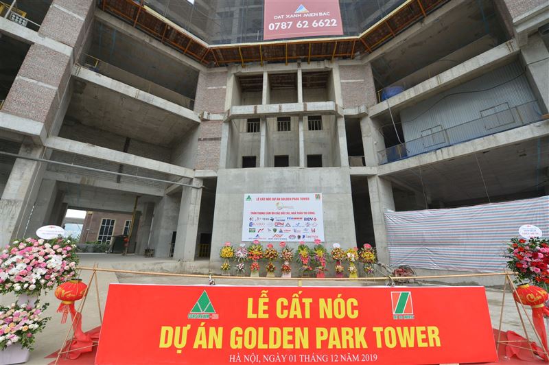 Lễ cất nóc dự án Golden Park Tower